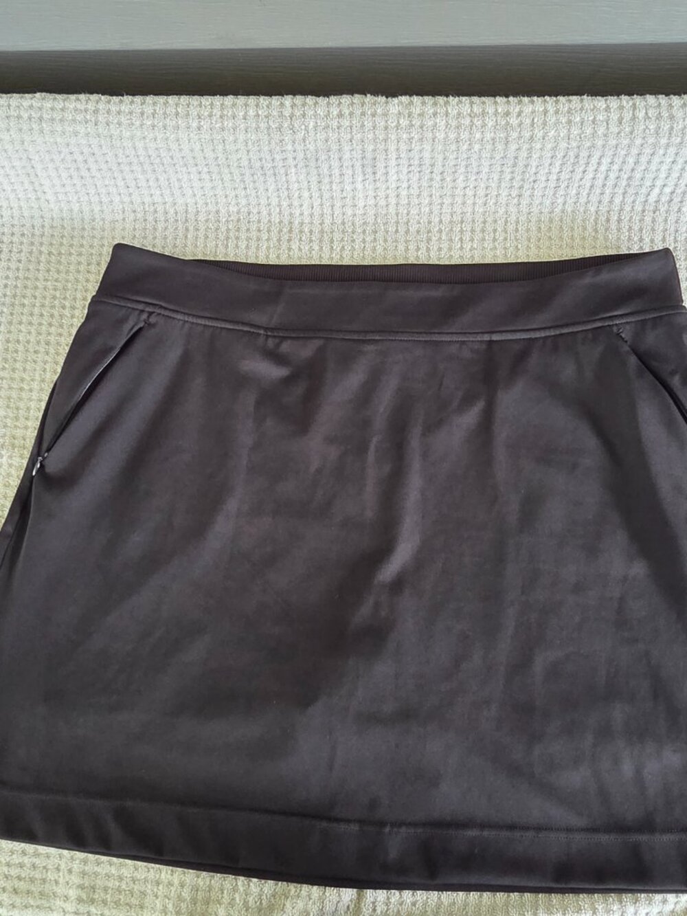 32 Degrees Cool Skort Black Size XL Front Pockets Stretch Golf Tennis Pickleball